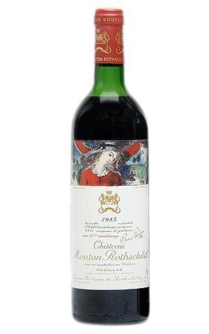 Вино Шато Мутон-Ротшильд 1985 года