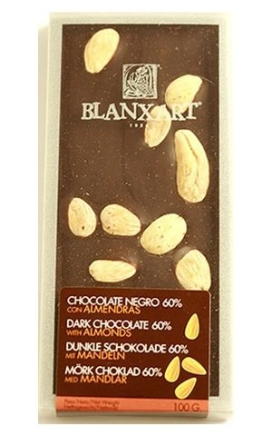 Бланщарт Темный Шоколад 60% С Миндалем