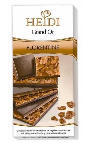 Шоколад темный HEIDI Grand'or Флорентина, 100г