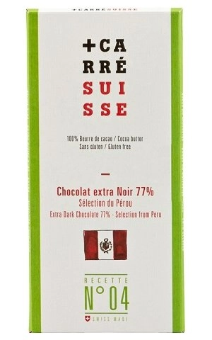 Царре Сьюссе Темный Шоколад 77% Какао Перу,