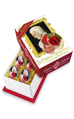 Конфеты Моцарт в горьком шоколаде