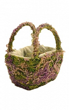 Корзина Из Сизаля С Лавандой Малая (39/2851)  160 ₽