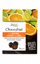 Конфеты Из Темного Шоколада С Фруктовой Начинкой Апельсин Лимон Лайм Зайни  190 ₽