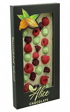 Сдоба Alice Chocolate Плитка Белого Шоколада C Пастилками Лайм  490 ₽