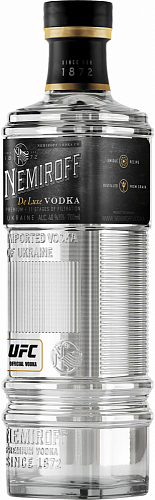 Водка Nemiroff De Luxe 40% 0.7 л + 2 стакана в подарочной упаковке